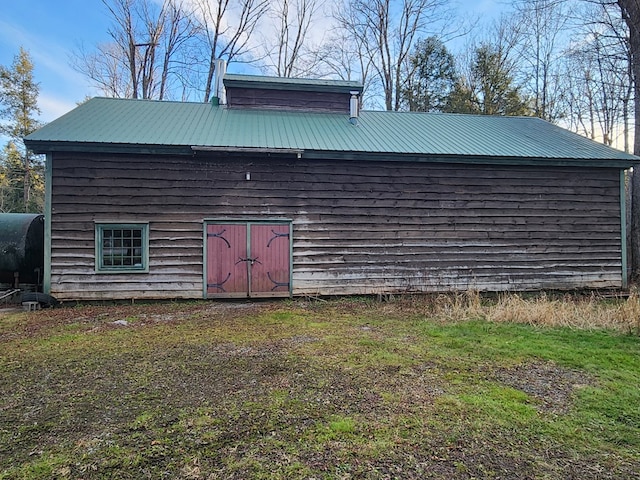 view of outdoor structure