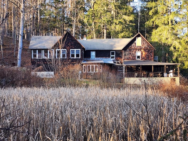 view of rear view of house