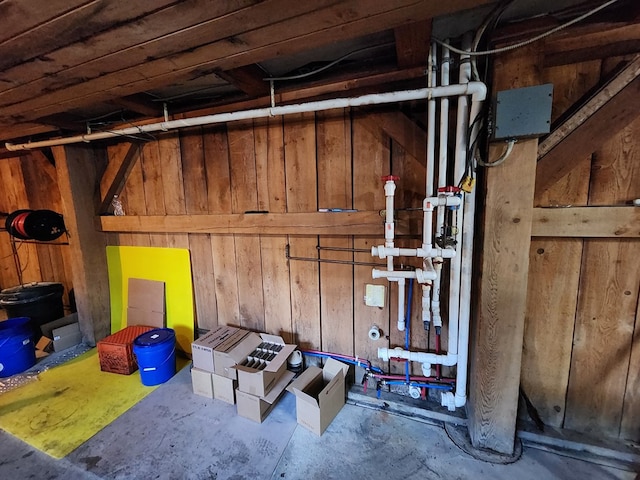 1358 S Brookland Rd, Ulysses, PA 16948 - below grade area featuring wood walls