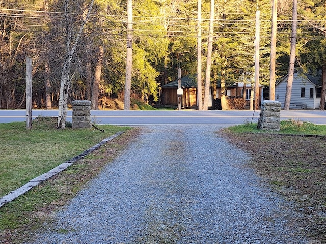 view of road