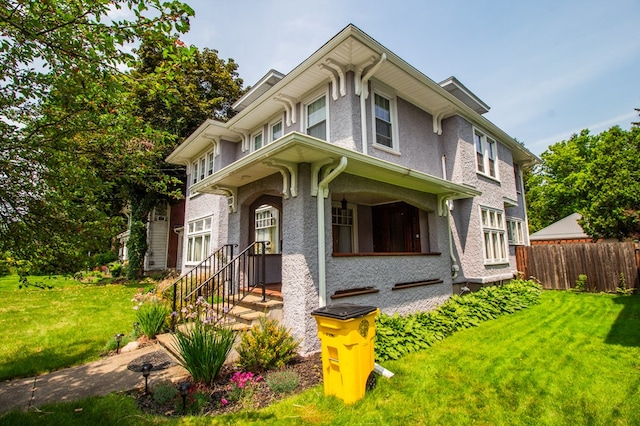 818 W Water St, Elmira, NY 14905 - italianate house with stucco siding