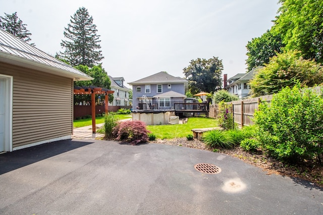 818 W Water St, Elmira, NY 14905 - view of patio / terrace with a residential view