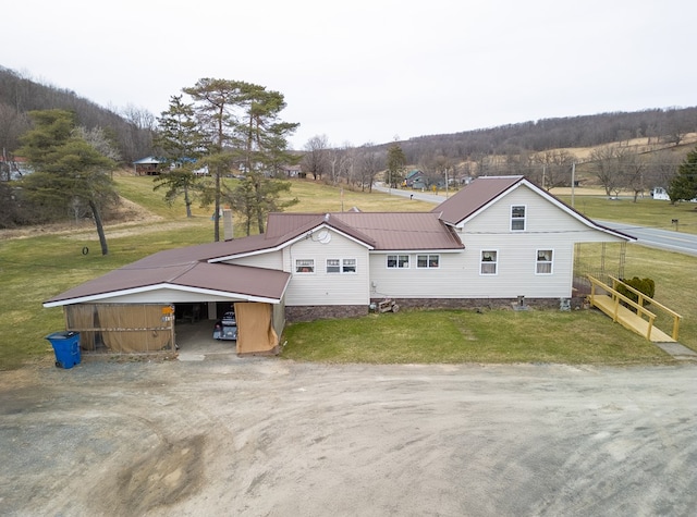 aerial view of property and surrounding area