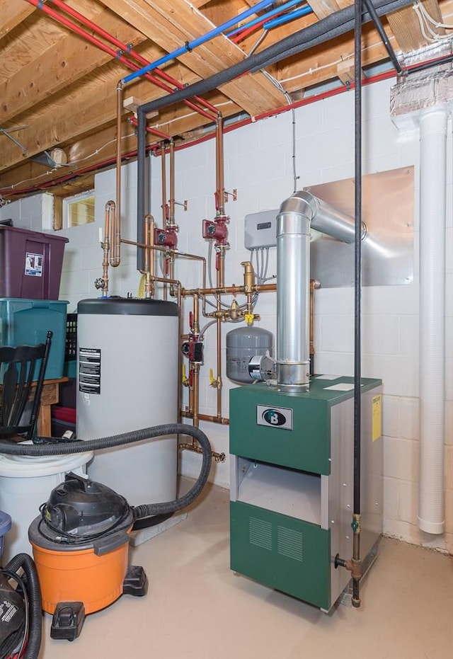 436 Teeter Rd, Genesee, PA 16923 - utility room featuring gas water heater