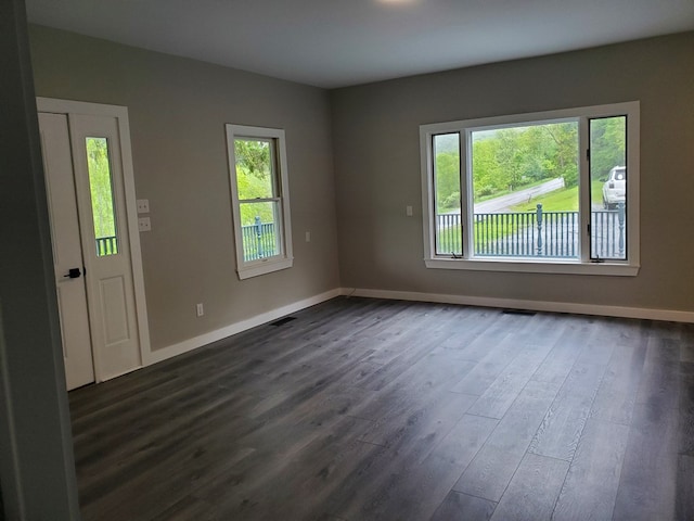 1750 Bailey Creek Rd, Millerton, PA 16936 - spare room with dark wood-type flooring and baseboards