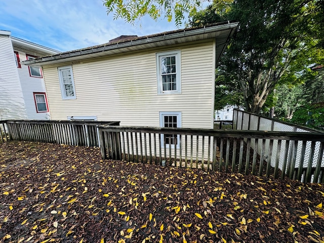 view of back of property