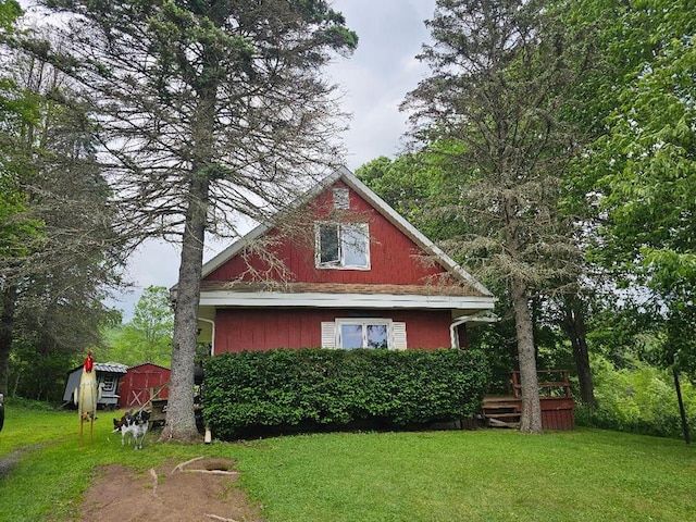 516 Dutch Hill Rd, Coudersport, PA 16915 - view of property exterior featuring a yard
