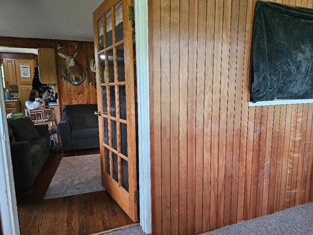 516 Dutch Hill Rd, Coudersport, PA 16915 - living area with wood walls