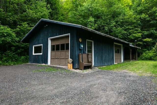 view of stable