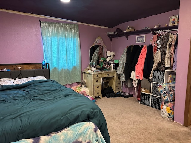 146 Academy St, Genesee, PA 16923 - bedroom with ornamental molding and carpet
