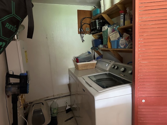 146 Academy St, Genesee, PA 16923 - laundry room featuring washing machine and dryer