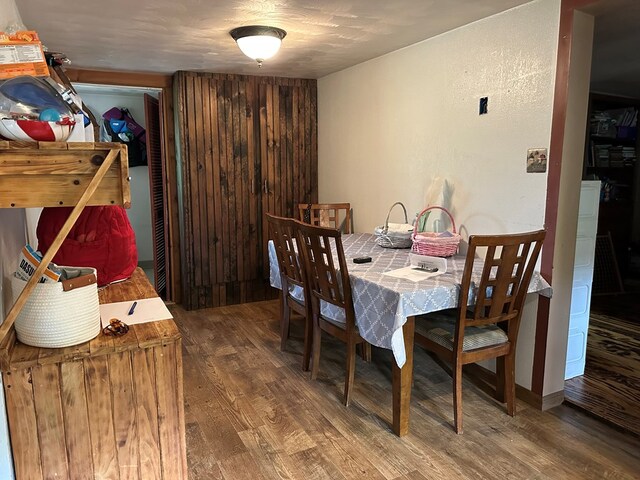 146 Academy St, Genesee, PA 16923 - dining area with wood finished floors