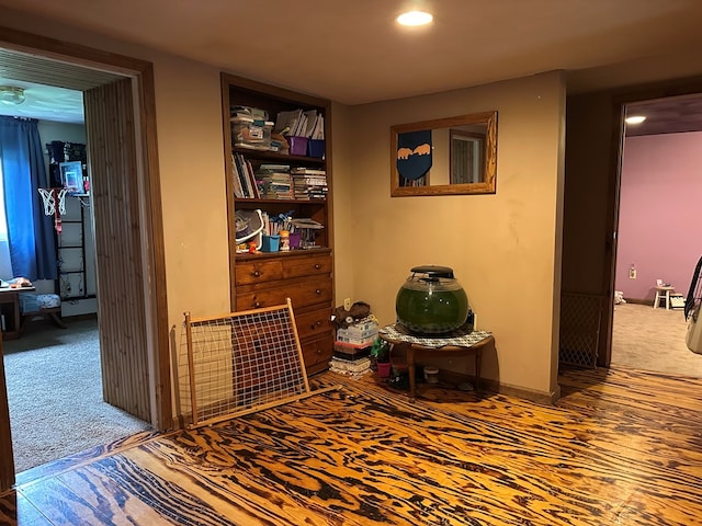146 Academy St, Genesee, PA 16923 - hall featuring carpet and recessed lighting