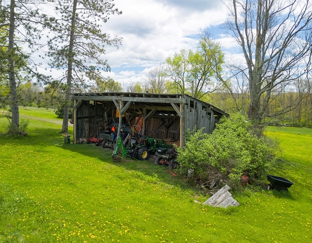 1503 Stewart Rd, Addison, NY 14801 - view of pole building with a lawn
