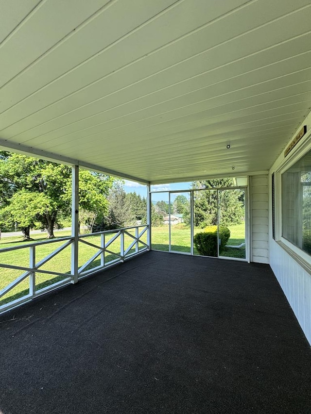 1041 Rte 44, Shinglehouse, PA 16748 - view of unfurnished sunroom
