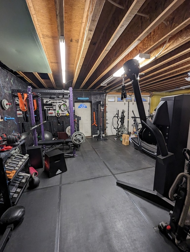 view of workout room