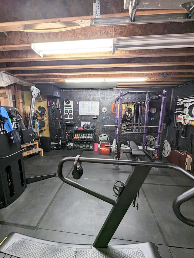 view of exercise room