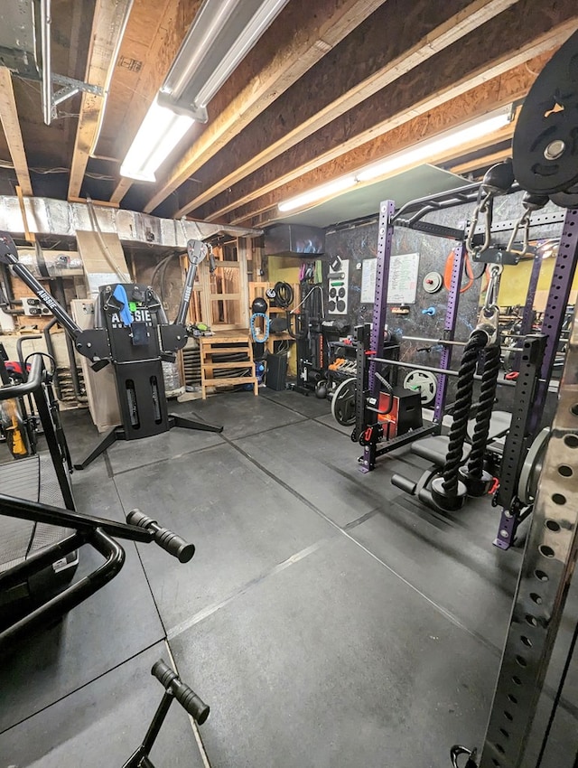 view of exercise room