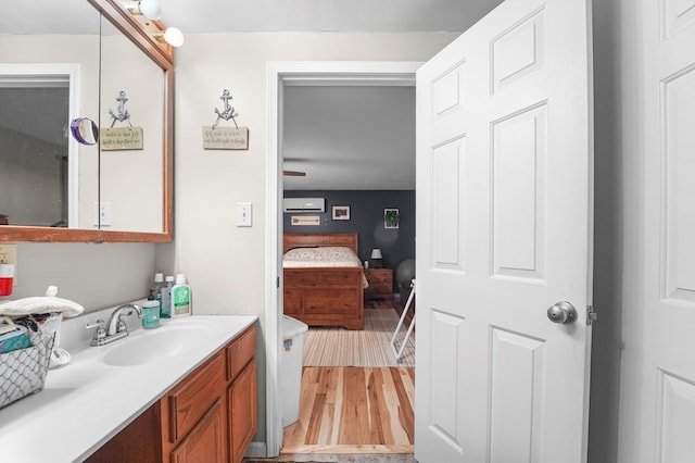 4060 Wilawana Rd, Sayre, PA 18840 - bathroom featuring wood finished floors and vanity