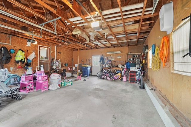 4060 Wilawana Rd, Sayre, PA 18840 - garage with a garage door opener