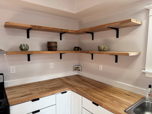 pantry with a sink