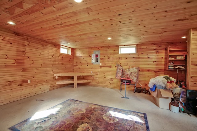 157 Shelmire Rd, Wellsboro, PA 16901 - interior space featuring concrete flooring, a healthy amount of sunlight, and recessed lighting