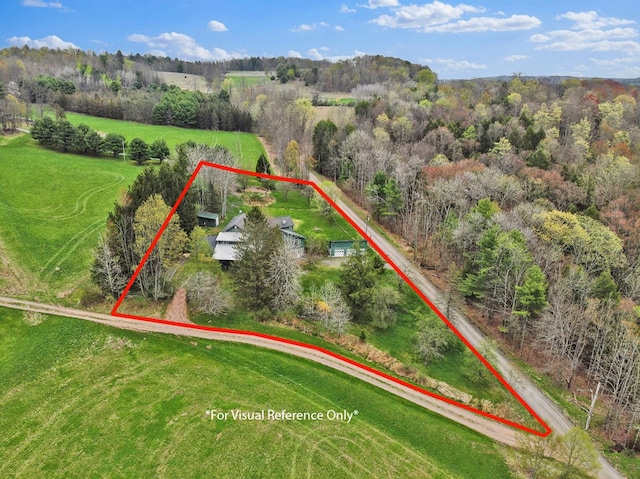 157 Shelmire Rd, Wellsboro, PA 16901 - bird's eye view with a rural view