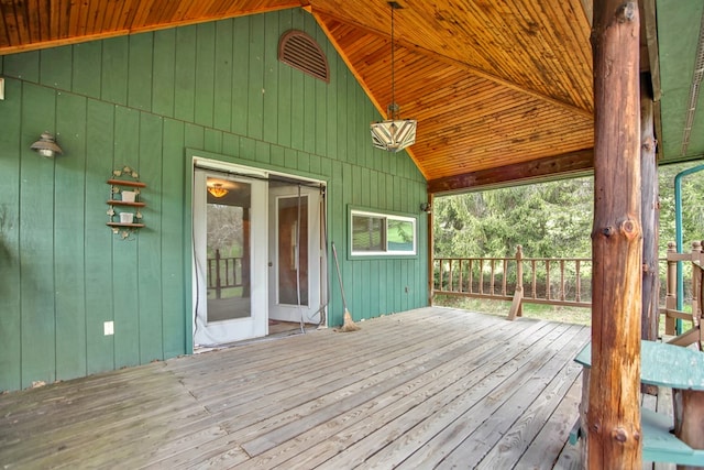 157 Shelmire Rd, Wellsboro, PA 16901 - view of deck