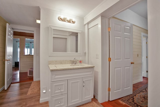 157 Shelmire Rd, Wellsboro, PA 16901 - bathroom featuring wood finished floors and vanity