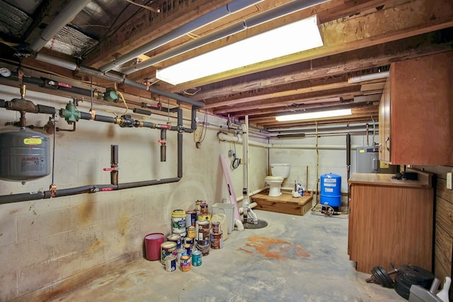 157 Shelmire Rd, Wellsboro, PA 16901 - unfinished below grade area with water heater