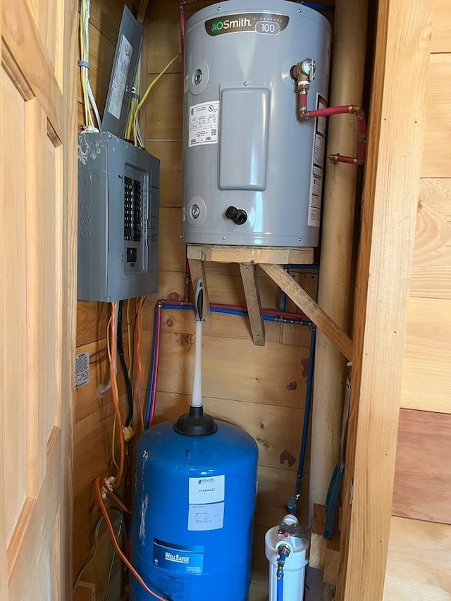 utilities featuring water heater