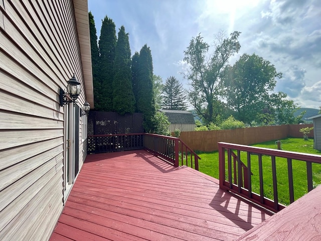 114 Elsbree St, Sayre, PA 18840 - view of wooden terrace