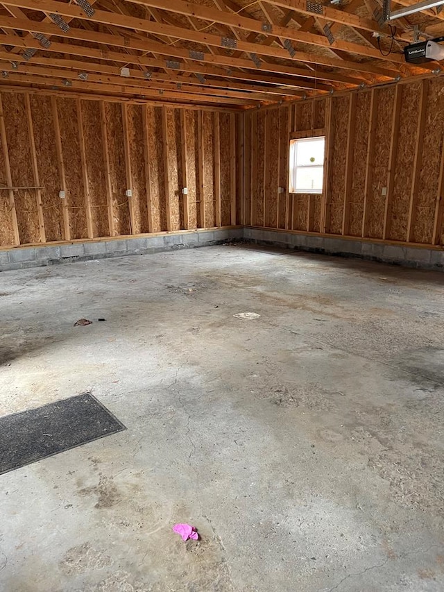 miscellaneous room with concrete floors