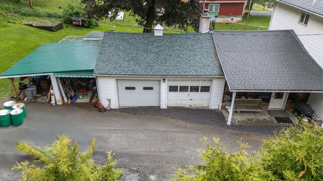 2779 Stony Fork Rd, Wellsboro, PA 16901 - garage featuring dirt driveway