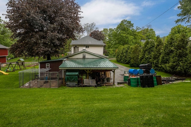 2779 Stony Fork Rd, Wellsboro, PA 16901 - back of property featuring a lawn