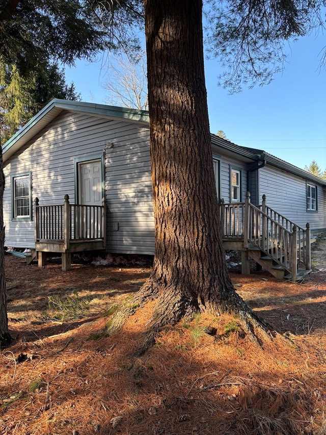 view of rear view of house