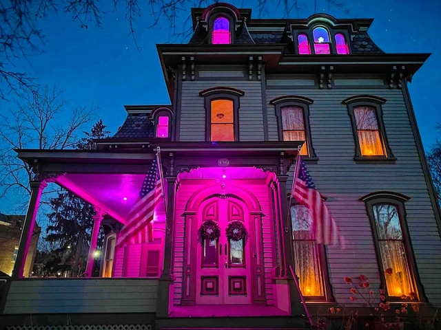 440 Park Ave, Waverly, NY 14892 - victorian home featuring mansard roof