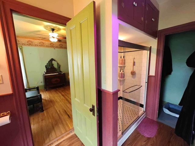 440 Park Ave, Waverly, NY 14892 - hallway featuring wood finished floors