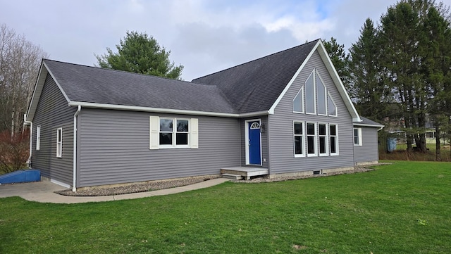 8065 Rte 414, Liberty, PA 16930 - back of house featuring a yard and roof with shingles