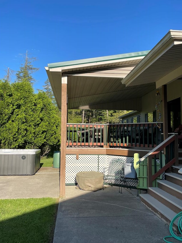 view of patio