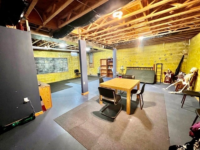 19 Angel Trl, Duke Center, PA 16729 - unfinished basement with electric panel