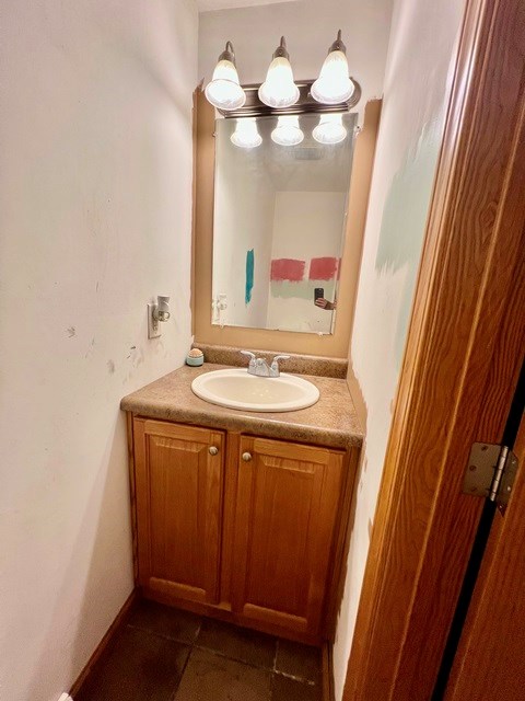 19 Angel Trl, Duke Center, PA 16729 - bathroom with vanity and tile patterned flooring
