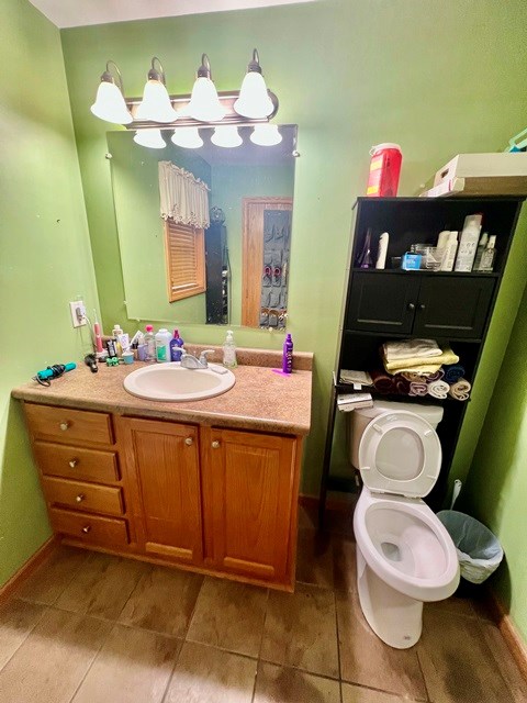 19 Angel Trl, Duke Center, PA 16729 - bathroom with vanity and tile patterned floors