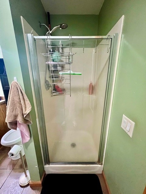 19 Angel Trl, Duke Center, PA 16729 - bathroom with a stall shower and tile patterned flooring
