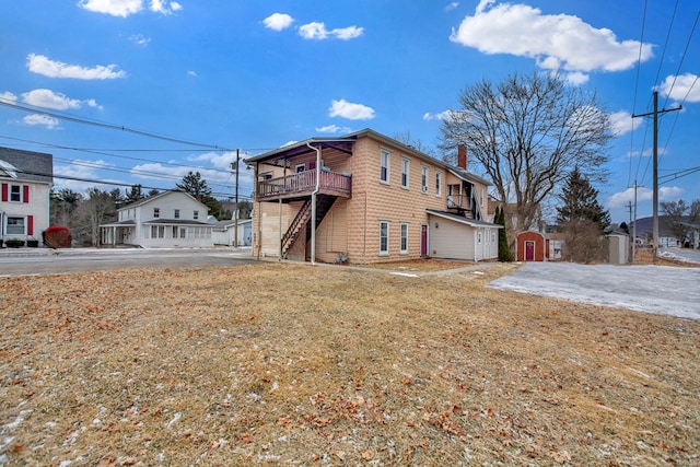 view of rear view of house