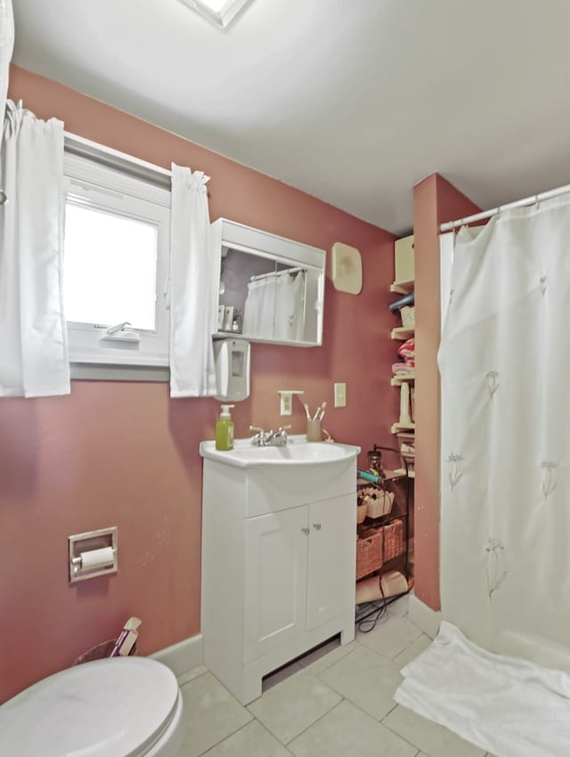 4 Pine St, Waverly, NY 14892 - bathroom featuring tile patterned flooring, vanity, toilet, and baseboards