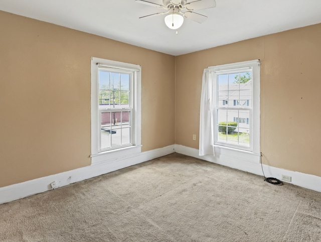 4 Pine St, Waverly, NY 14892 - carpeted empty room featuring ceiling fan and baseboards