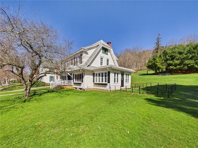 1010 W Main St, Smethport, PA 16749 - back of house with a chimney