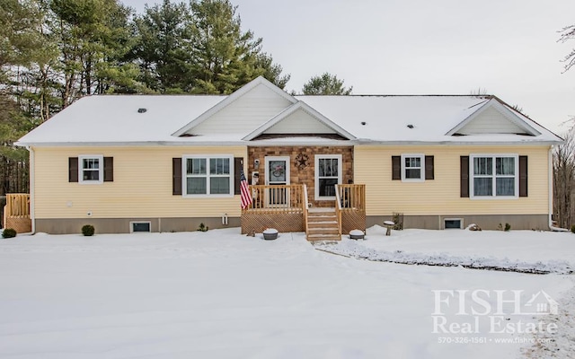 view of front of home