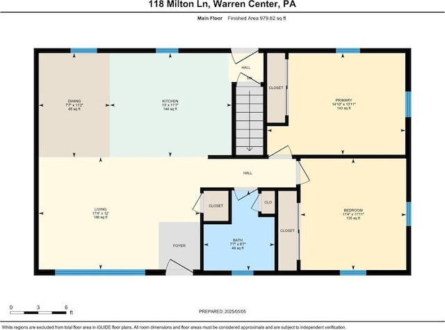 118 Milton Ln, Warren Center, PA 18851 - room layout